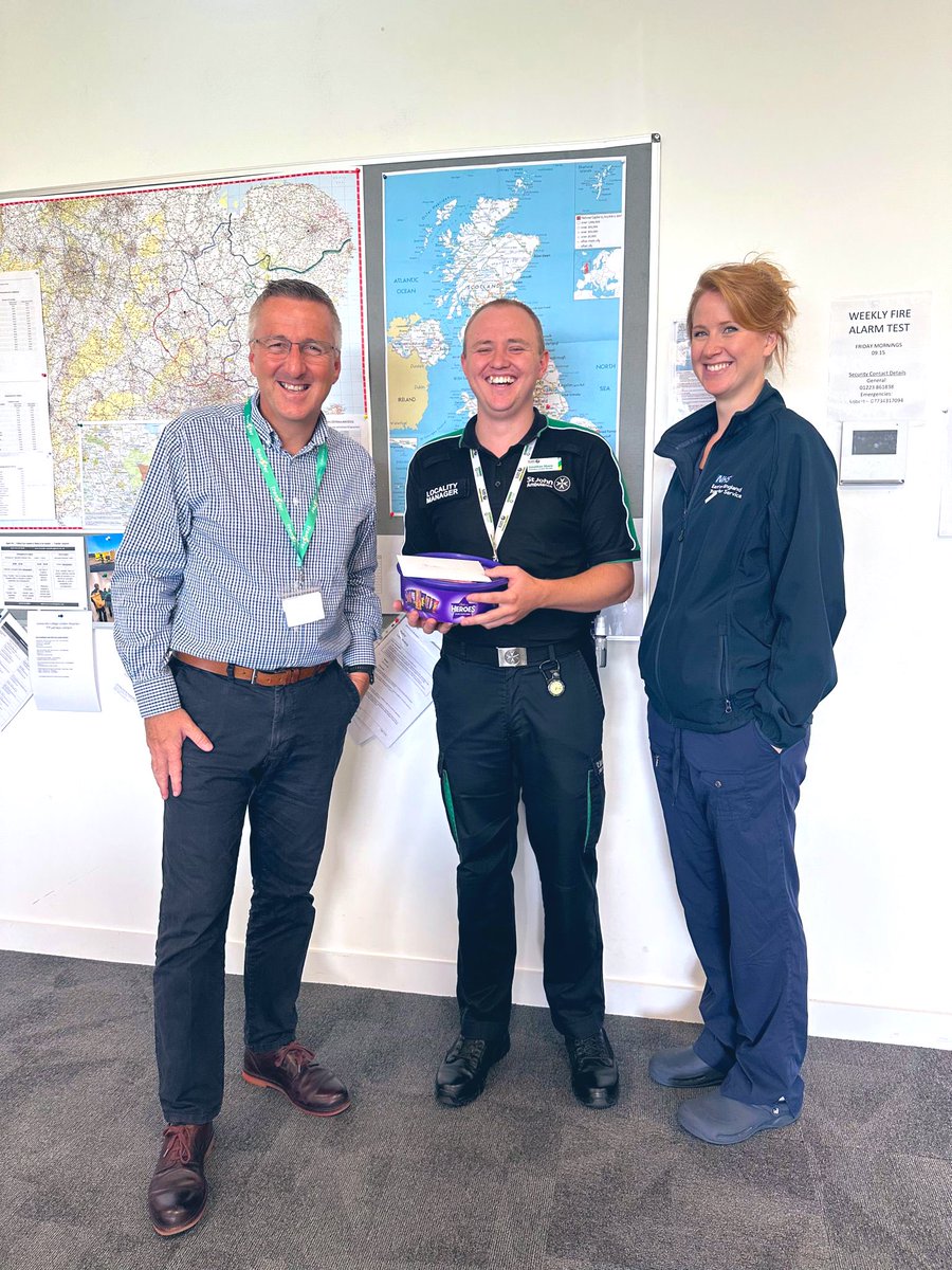 Sadly, we say farewell to SJA Manager Jonathan as he leaves SJA tomorrow and heads off for a new challenge. Jonathan has been great to work with, delivered a huge amount for the service and will leave big shoes to fill. We wish him well. 👍 <a href="/stjohnambulance/">St John Ambulance England</a> <a href="/JSharp9998/">Jonathan</a>