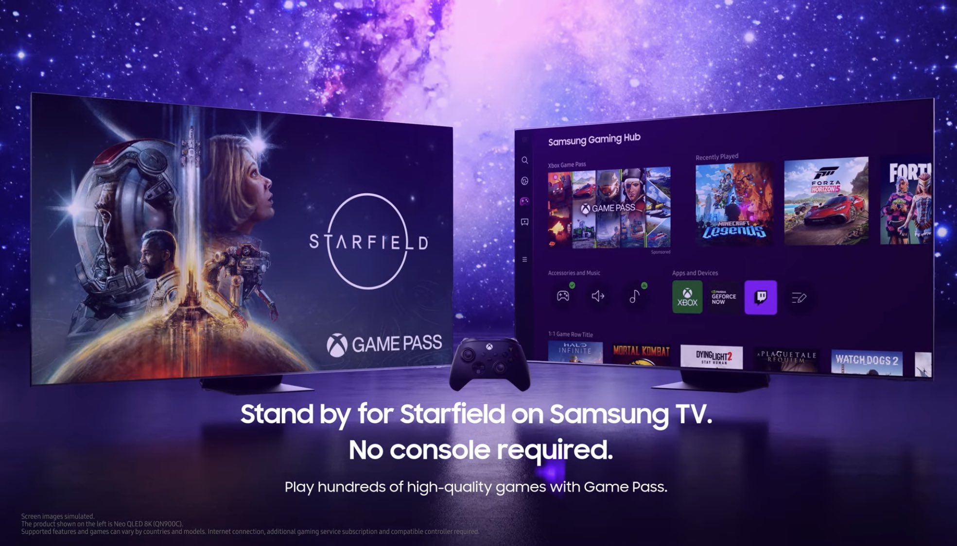 Starfield Union🚀🌌 on Twitter: "NEW: You will be able to play #Starfield  on your Samsung TV via xCloud. No console required👀🚀  https://t.co/kGvOgv6bEi" / X