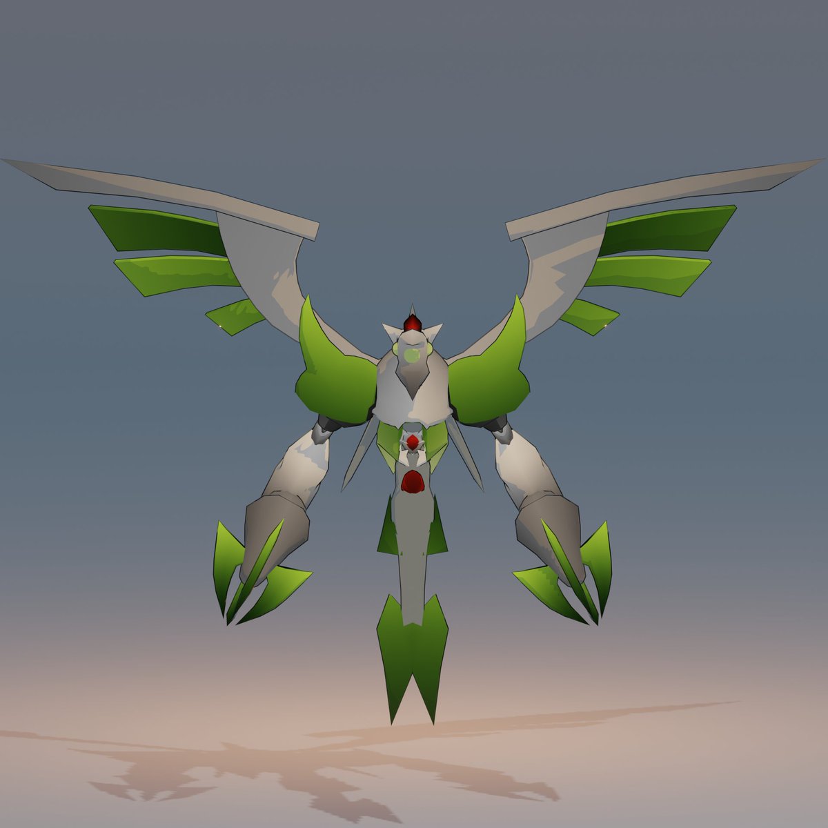 M_thimmig's tweet photo. Metalic Reaper 

A terrifying air patrol of underworld machines.
Equipped with sharp blades and photon lasers
___
  #3dart #Blender3d #B3D #3D #lowpoly #lowpolyart #lowpolymodel #lowpolycharacter #digitalart #minimalistc #abstract #sculpture #characterdesign #artstation #monster https://t.co/nRiPR7WtO9