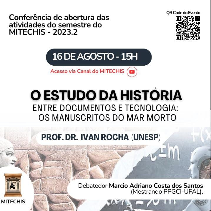 MITECHIS1's tweet image. 🥁 Abertura do semestre no dia 16/08/2023 - Horário: 15:00h

Link do vídeo: youtube.com/live/qQNsdxJwU….

📍Inscrição no dia do evento. Haverá emissão de certificado.