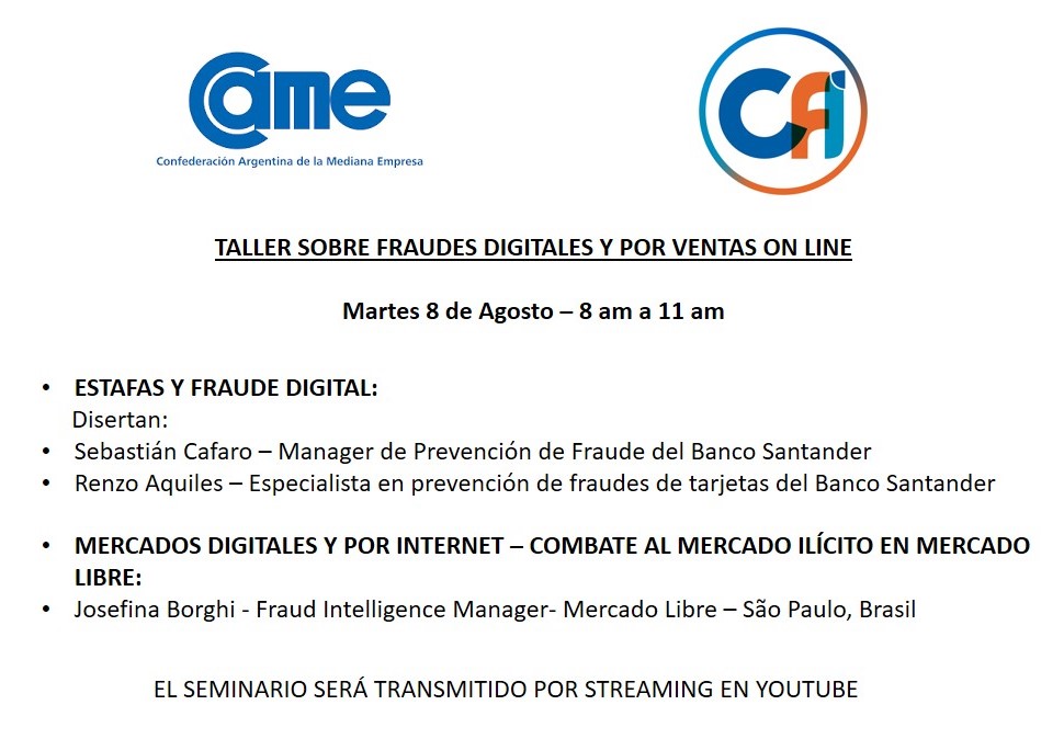 capymef's tweet image. Link para ver el taller en vivo: redcame.org.ar/envivo