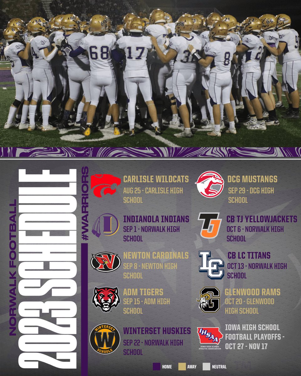 NHSFB_'s tweet image. Today is the first official day of football - we are ready to get started! 

#Warriors⚔️