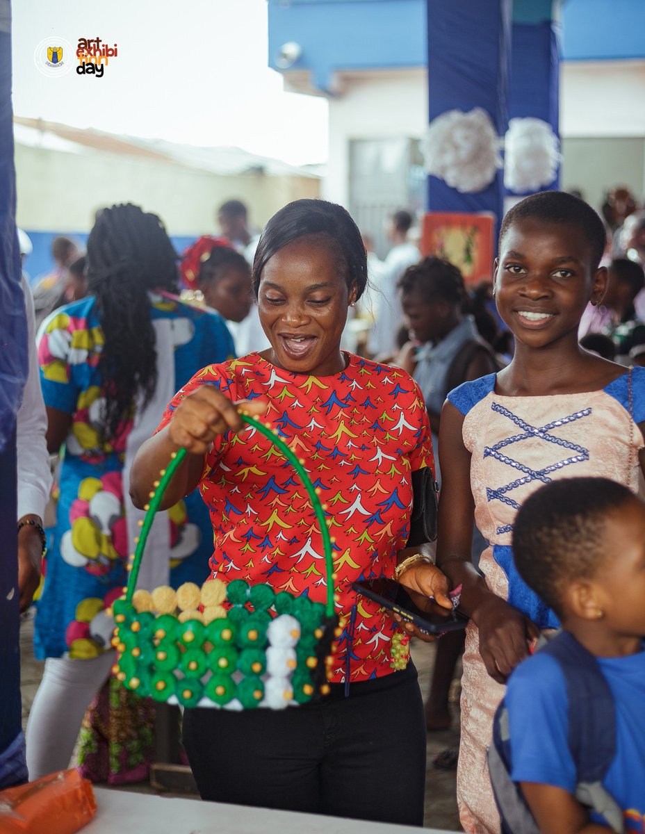 lord_school's tweet photo. In line with our Strategic Plan  “To develop additional pathways to learning, Art Exhibition Day has been designed to inspire learners, either as individuals or in groups, to exhibit their core talents, skills and interest. #ArtExhibition2023 #Learners #Education #Ashaiman https://t.co/Mus2WcymeO
