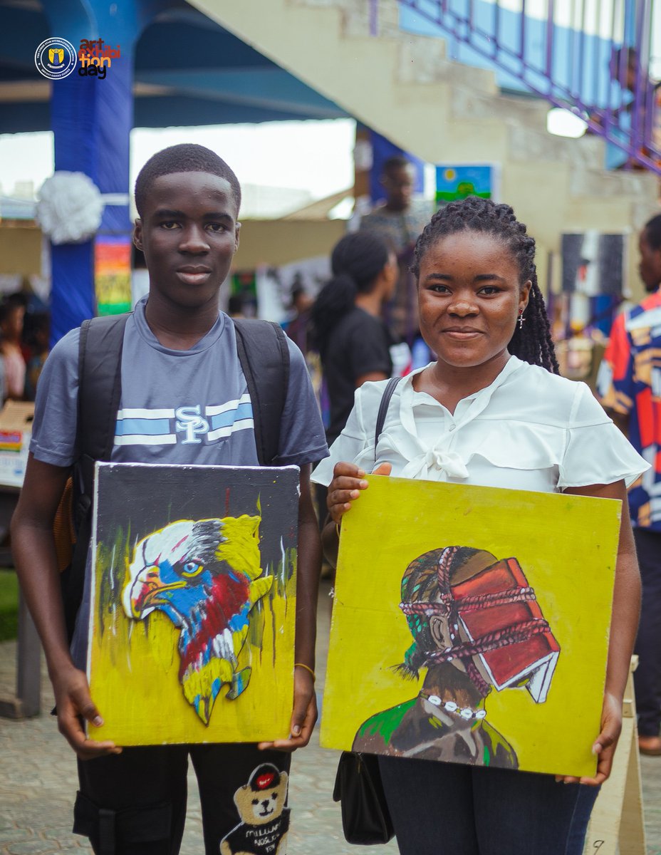 lord_school's tweet photo. In line with our Strategic Plan  “To develop additional pathways to learning, Art Exhibition Day has been designed to inspire learners, either as individuals or in groups, to exhibit their core talents, skills and interest. #ArtExhibition2023 #Learners #Education #Ashaiman https://t.co/Mus2WcymeO