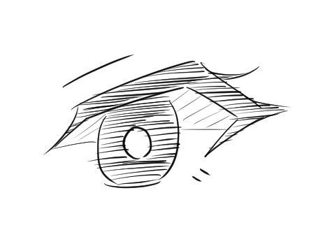 最近はこの目の描き方をベースに目の形によって整えるようにしてる、目とかあんまり描き分けてなかったけどこれにしてから描き分けやすく感じるよ