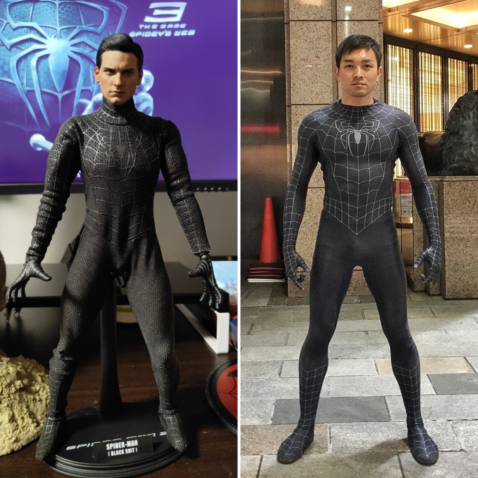 ホットトイズ トビーマグワイア スパイダーマン トビー・マグワイア版スパイダーマン、ホットトイズでフィギュア