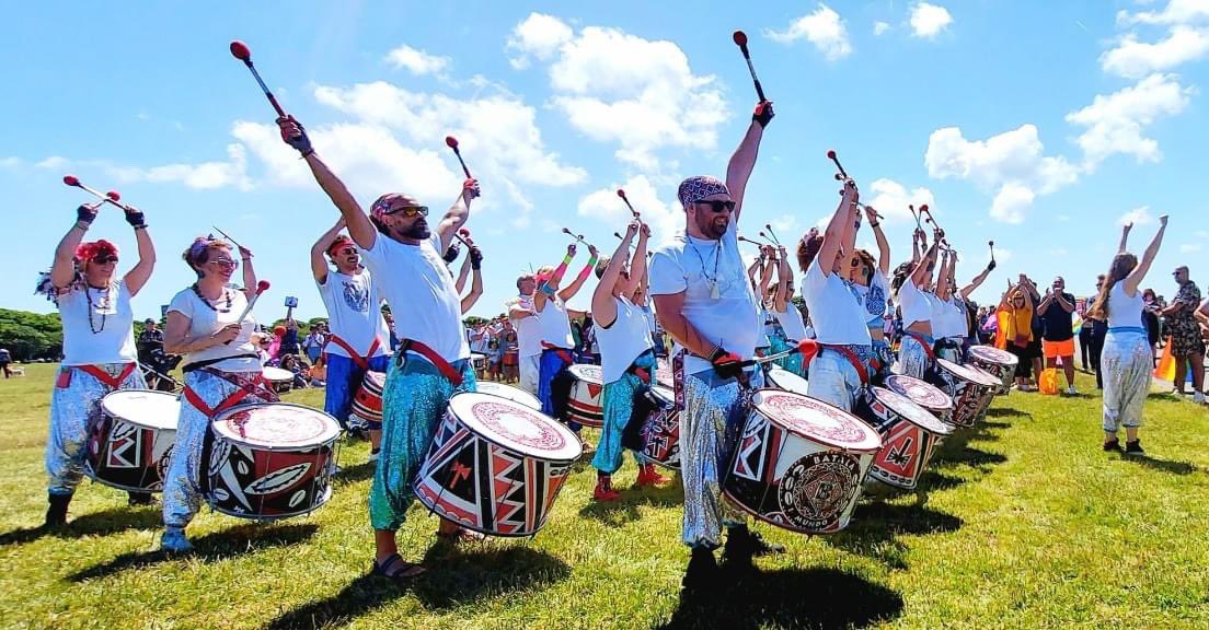 A warm welcome back to <a href="/PompeyBatala/">Batala Portsmouth</a> who will be returning to the Garmin New Forest Marathon 2023.

This amazing band will surely inspire you to cross that all important finish line! 

Check them out playing in the Race Village throughout the day!

#nfm2023 #morethanjustamarathon