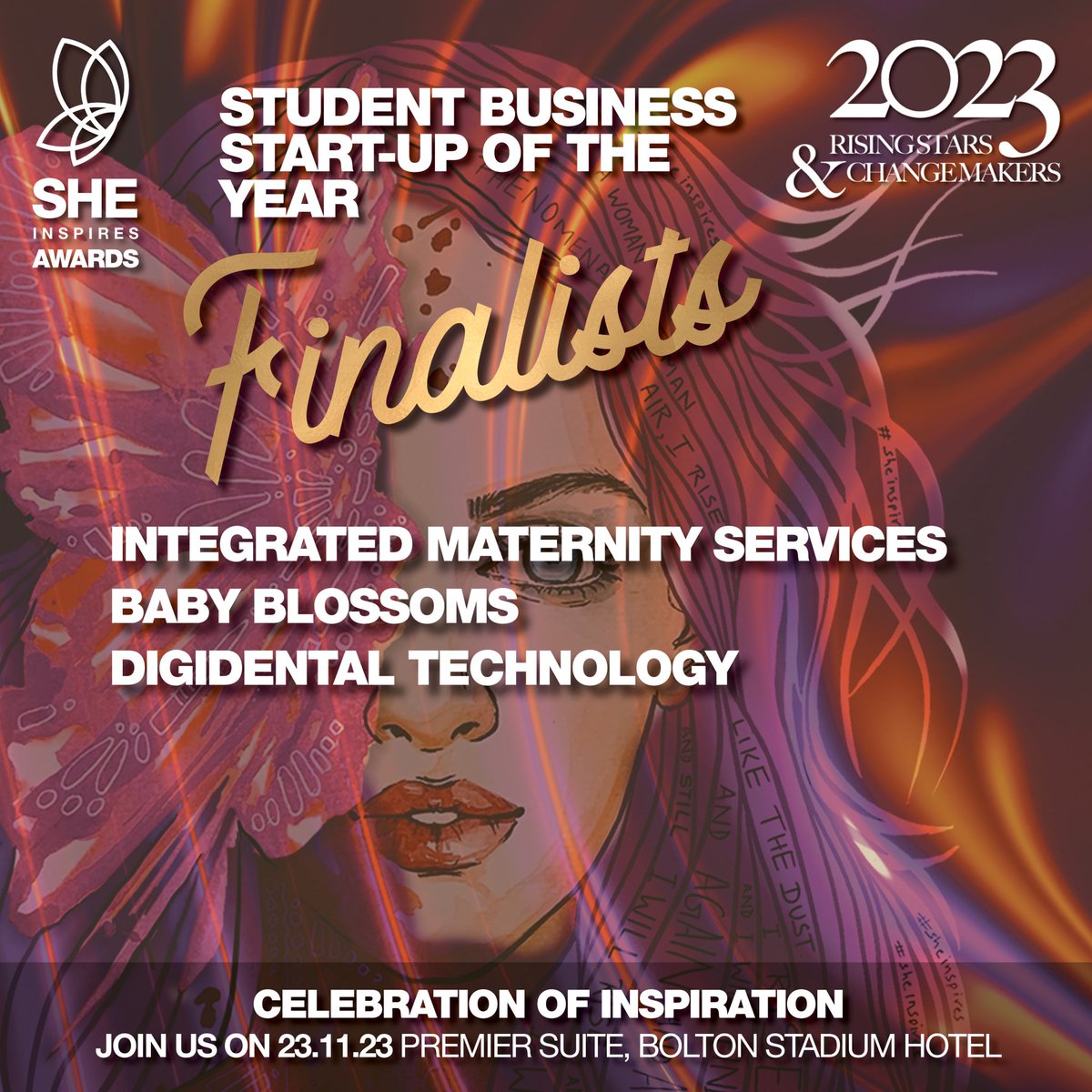 🎓🚀 Student Innovation at its Best! 🌟 Cheers to all the student start-up geniuses out there who are redefining the entrepreneurial game! 🙌✨ Congratulations and best of luck to you all as you embark on your journey, including the SheInspires awards 2023. 🎉 @MartynShawUoB