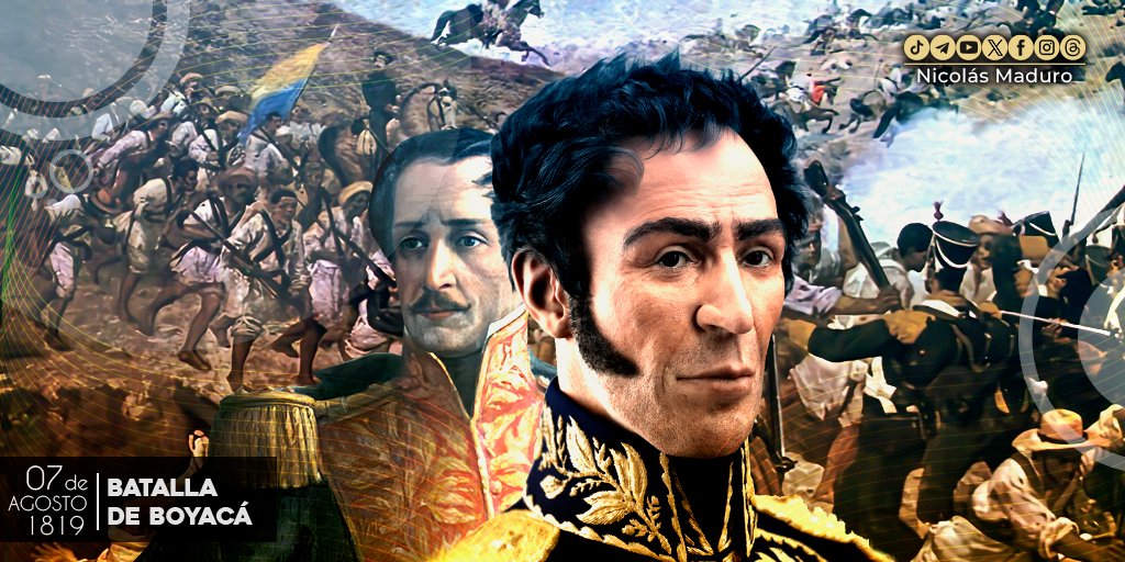 Conmemoramos la victoria del Ejército Libertador en la Batalla de Boyacá, gesta que hace 204 años abrió las puertas a la libertad de la Nueva Granada y significó el nacimiento de la hermandad histórica que hoy une a los pueblos de Colombia y Venezuela.