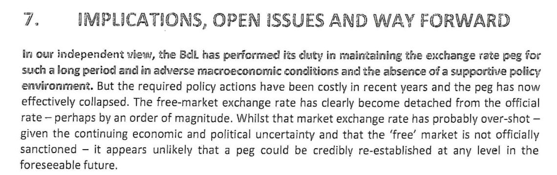 AzarsTweets's tweet image. Very shoddy work by Oliver Wyman on its BDL engagement. 

They say, in March 2021, that the LBP exchange rate has overshot. It was ~12,000 at the time. It’s ~100,000 now. 

They also say the Govt can recapitalize BDL “which should not be too onerous.” Well 3x GDP seems pretty…