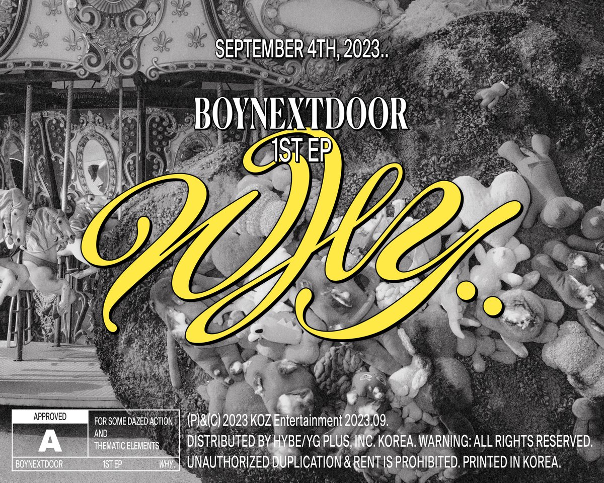 BOYNEXTDOOR 1st EP [WHY..] 2023. 9. 4 6PM (KST) #BOYNEXTDOOR #보이넥스트도어 #BOYNEXTDOOR_WHY #WHY
