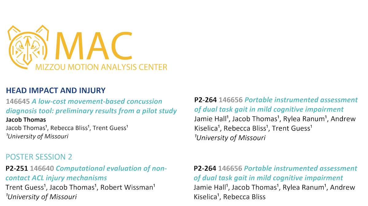 TGuessMU's tweet photo. The MAC will be sharing research in portable motion analysis and ACL injury mechanics at #ASB2023. https://t.co/QGaSlrTP6k
