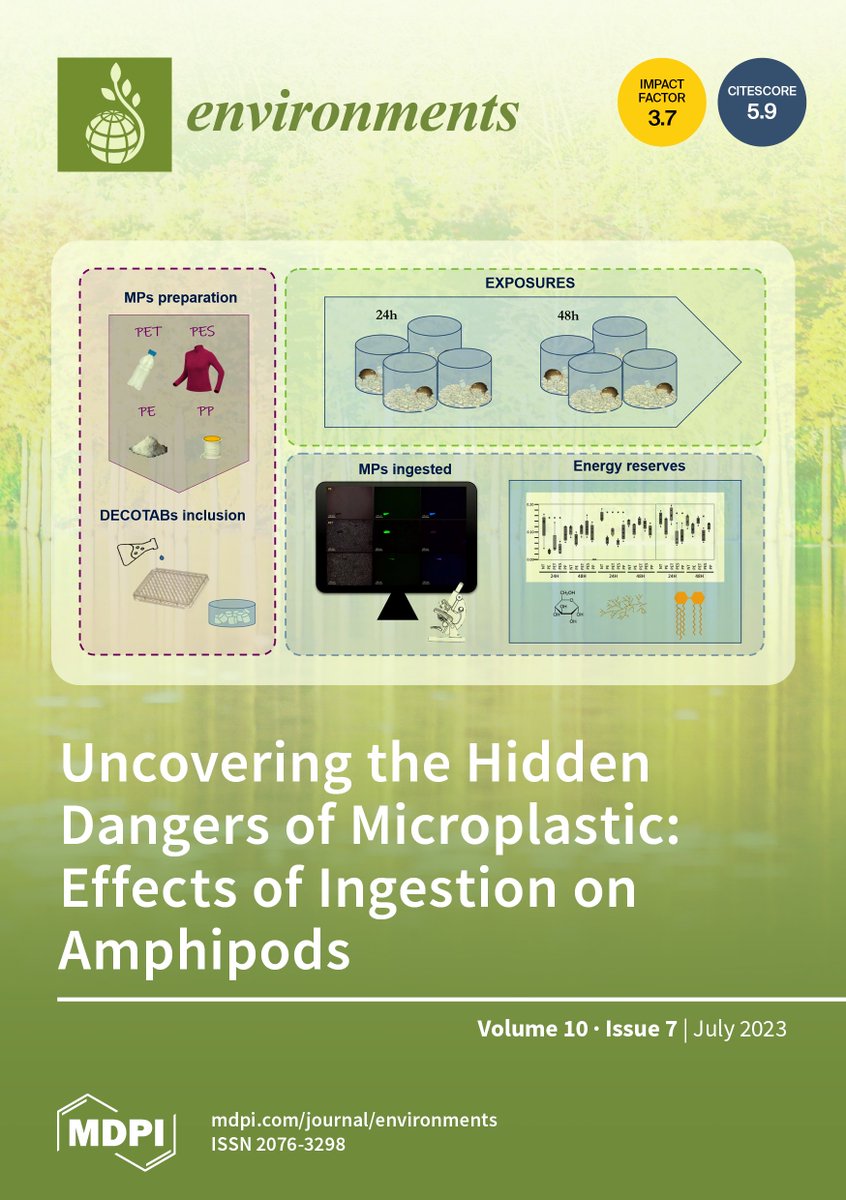 Valentilli's tweet photo. Excited to share our new paper on #microplastic ingestion's impact on talitrid #amphipods' energy reserves. Thanks @Environ_MDPI for featuring it as the cover story! Read now: 🔗 Link: https://t.co/tci2fiCKYz @MDPIOpenAccess @ENEAOfficial #ecosystems #environment #water #lakes https://t.co/z7MChA011c
