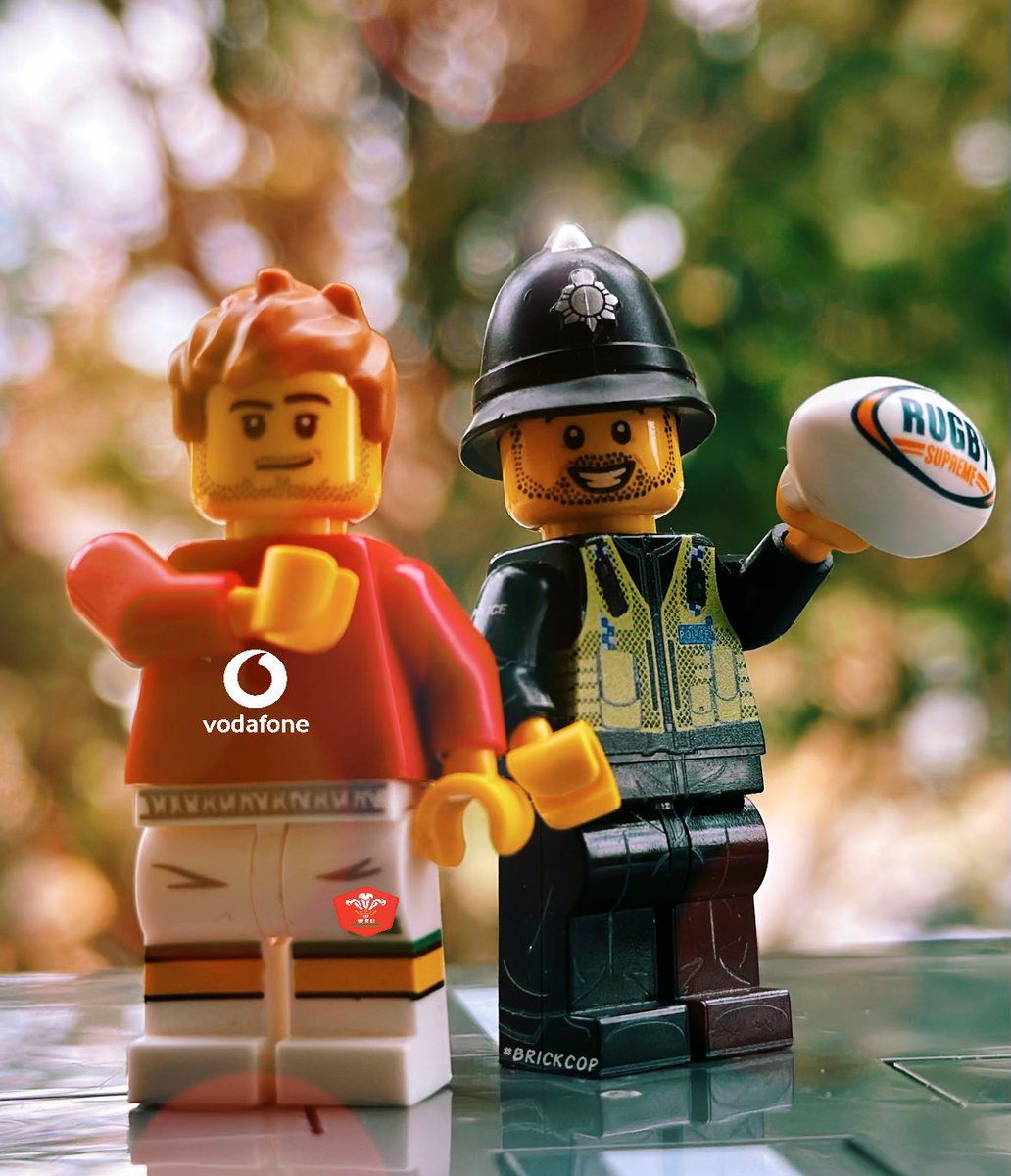 Of course it was getting made in #Lego:

“Welsh rugby star Aaron Wainwright celebrating Saturday’s win over England alongside his dad Adrian – a PC in <a href="/swpolice/">South Wales Police</a> 🏴󠁧󠁢󠁷󠁬󠁳󠁿”
📸 Picture credit: Huw Evans Picture Agency Ltd

 <a href="/swpolice/">South Wales Police</a>, <a href="/WelshRugbyUnion/">Welsh Rugby Union 🏴󠁧󠁢󠁷󠁬󠁳󠁿</a> 🏴󠁧󠁢󠁷󠁬󠁳󠁿🚨 #ThinBlueLine #Cymru #Family