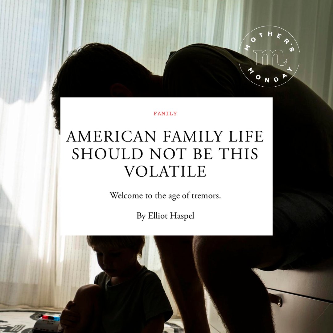 This week, we're chewing on an article outlining the existential crisis American parents face in a way we've never heard before. "Welcome to the age of tremors" is giving us chills. buff.ly/44N1rqD #whatimreading #workingmoms #workingparents #nooneiscomingtosaveus