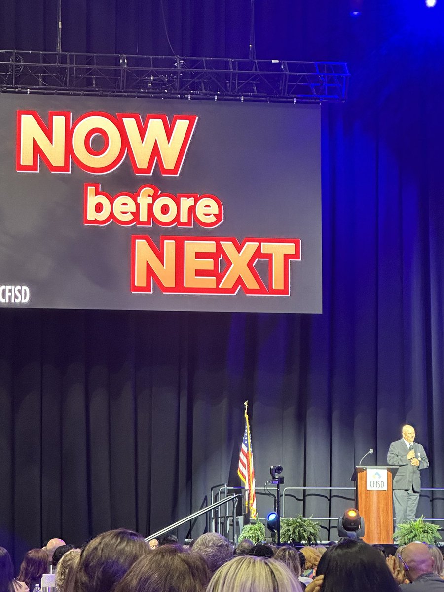 We truly have the BEST Superintendent in the whole world! Thank you for reminding us of this great message this morning! We sure are blessed by you! @SuptMarkHenry @CyFairISD @BlackBearkats