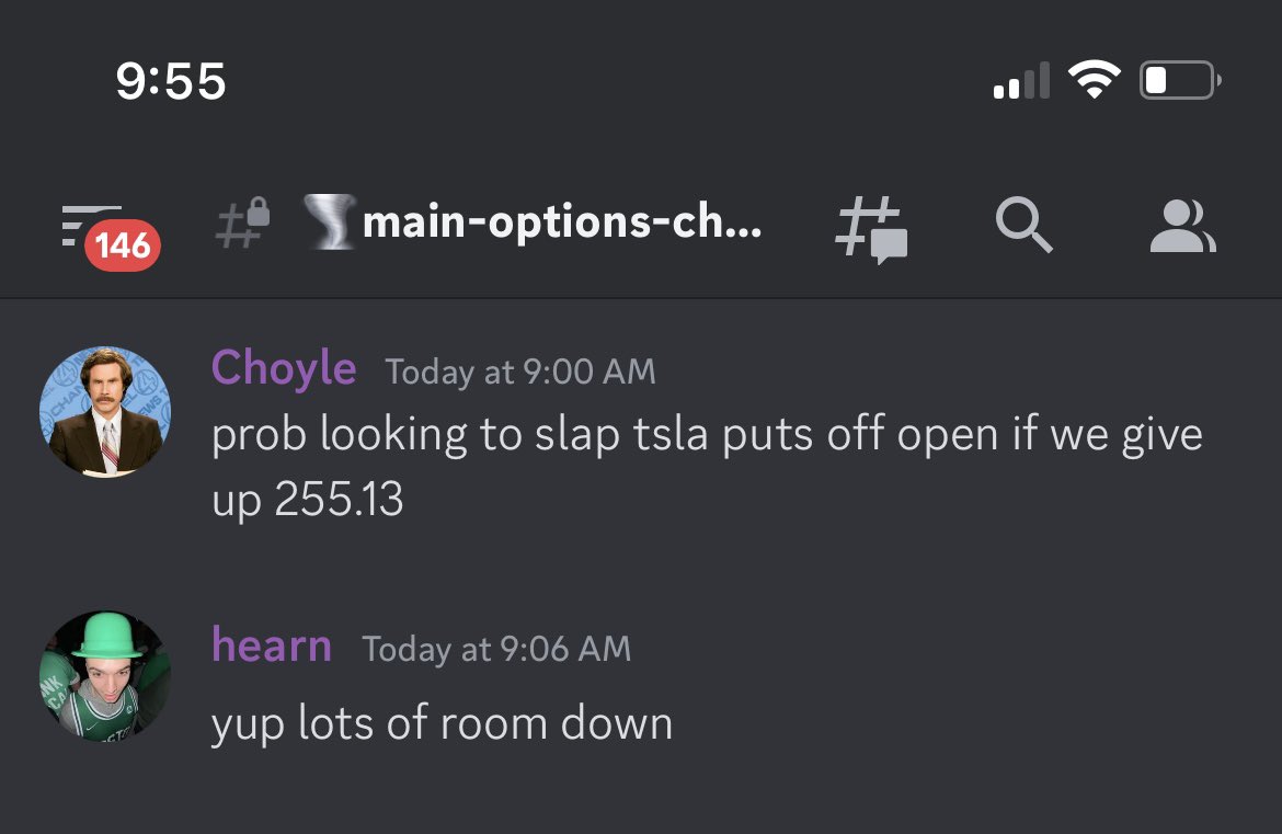Choyle_'s tweet photo. @DBookTrading elon scared me off after that tank in PM smhh https://t.co/zCFsXry5WH