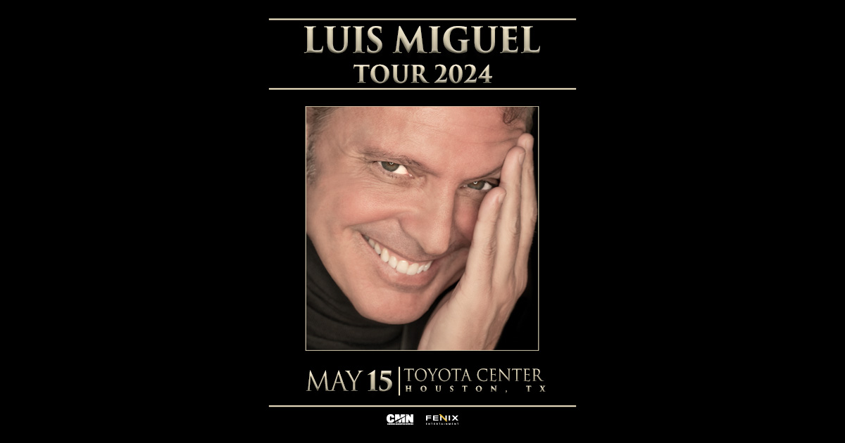 JUST ANNOUNCED: Luis Miguel is coming back to Toyota Center on May 15, 2024! Tickets go on sale this Friday, August 11 at 10am! more info: bit.ly/43WvScY