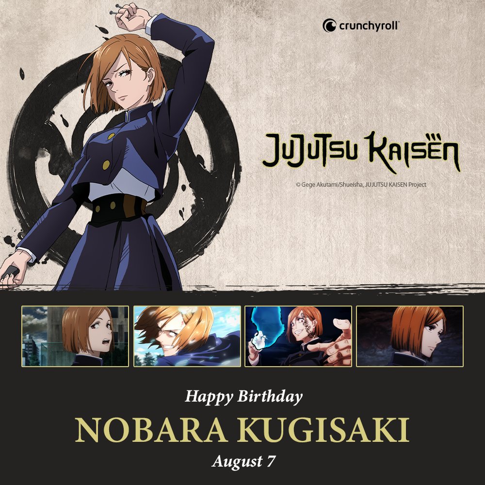 Happy birthday, Nobara Kugisaki! 🔨🎉🎉  #JujutsuKaisen