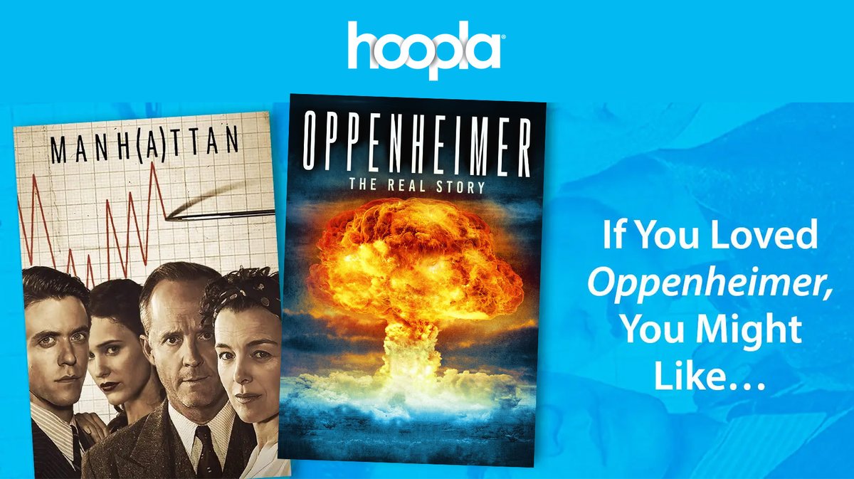 🎬 Explore the captivating world of science, espionage, and history with the real story of Oppenheimer and the thrilling drama series Manhattan 🌟🔬: hoopla.app.link/oppenheimerfan…
