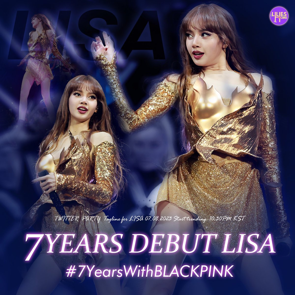 Lisa, you have never let us down and always do your best despite circumstances.

We love you truly and so proud of your hard-earned achievement!

7YEARS DEBUT LISA
#7YearsWithBLACKPINK