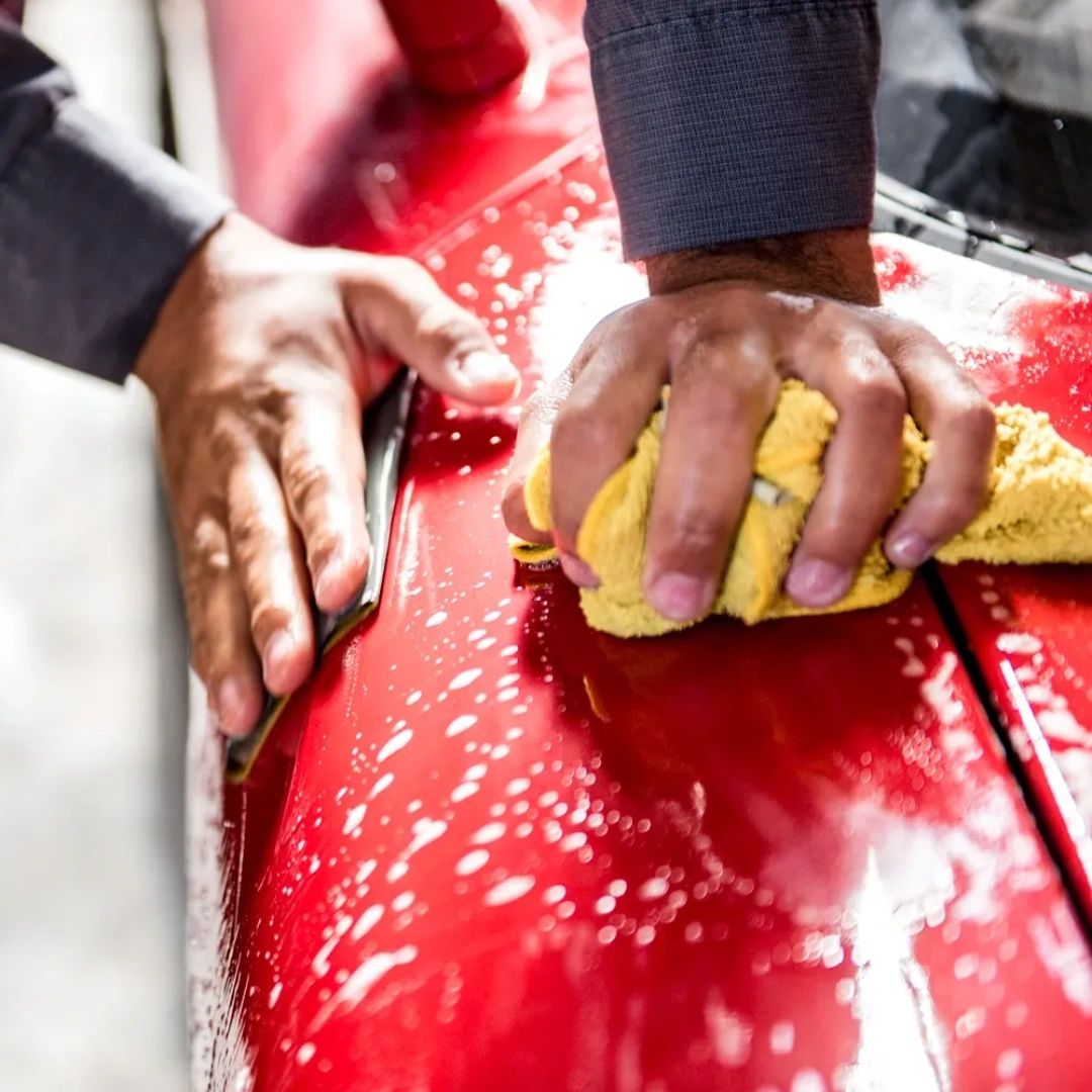 Want to keep your car's paint looking like new for longer? Try washing it every two weeks! Regular washes remove dirt and grime before they have a chance to damage your car’s finish. #CleanCar