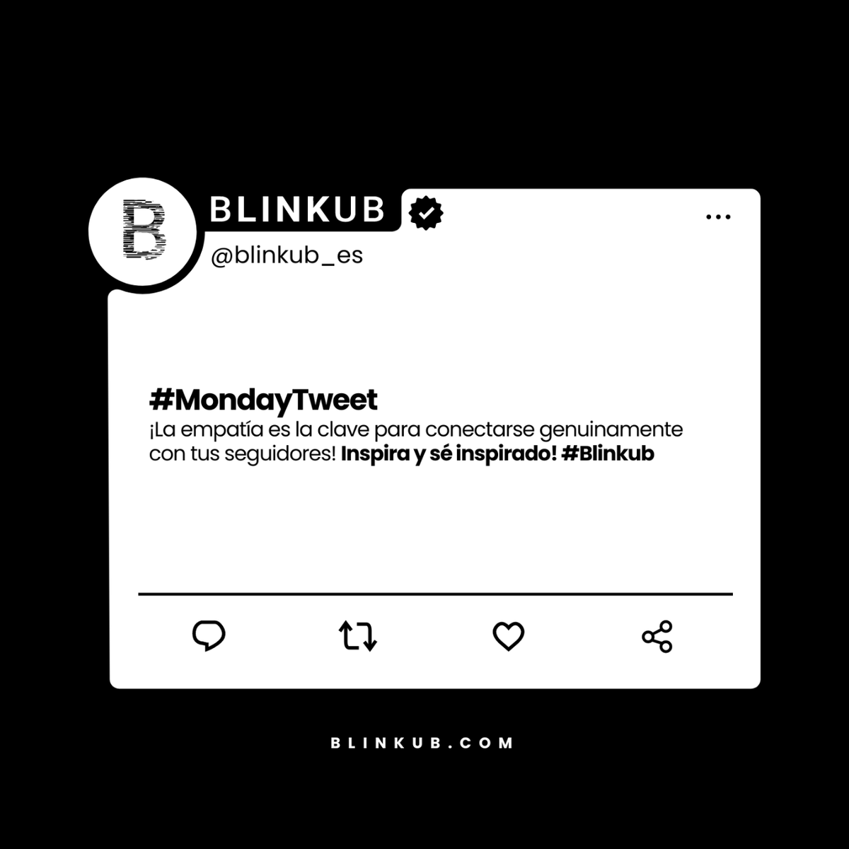 🌟¡Conéctate genuinamente con tus seguidores a través de la empatía! 🌟 Demostremos que somos más que creadores de contenido, somos una red de almas conectadas, listas para inspirar, apoyar y crecer juntas. #Blinkub #Empatia #Publicacion #Creadoresdecontenido #Acciones #Comunidad