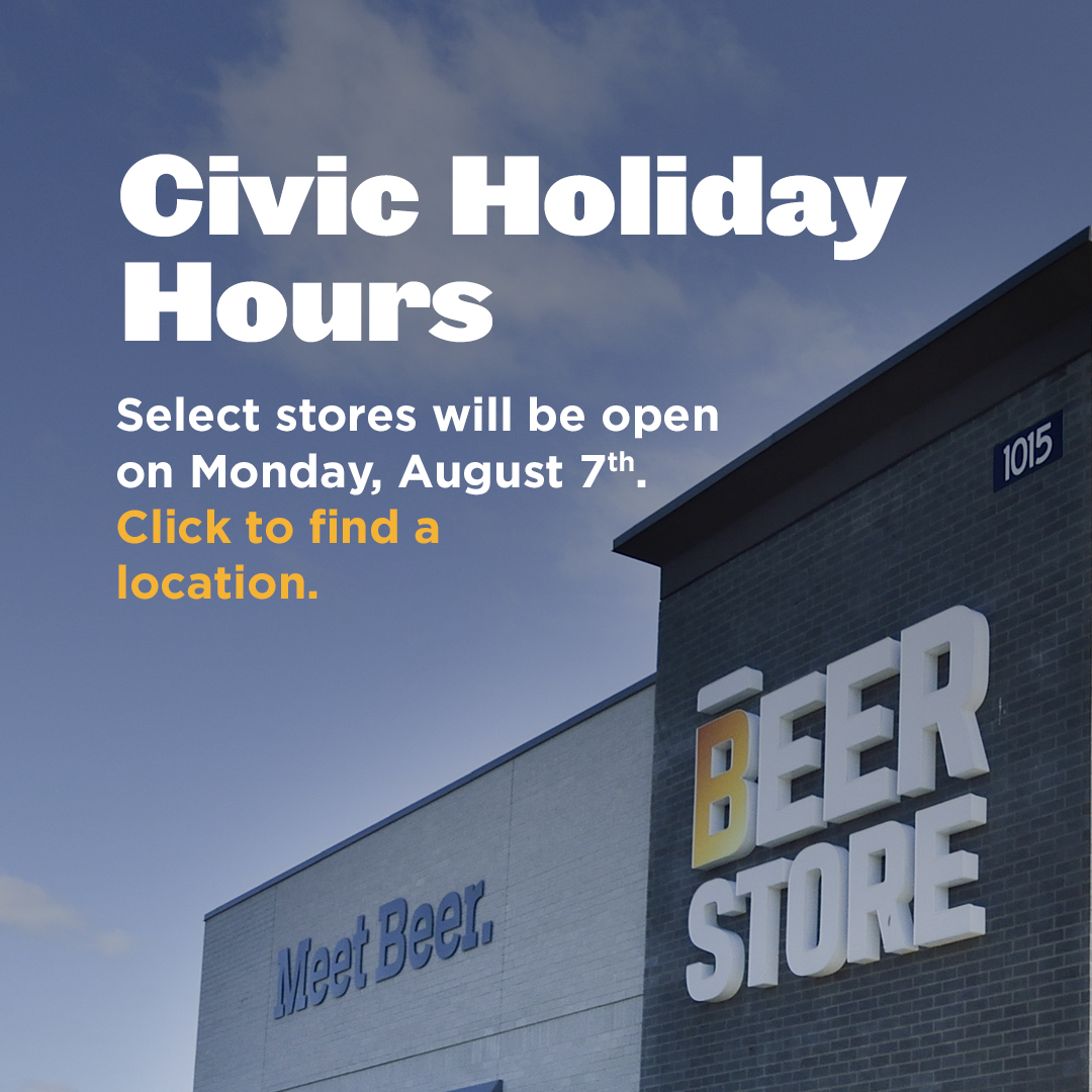 TheBeerStoreON's tweet photo. 📅 It's a holiday Monday. Yay.👍 Select stores will be open. Also yay. 👍 If you need a weekend top-up, tap the link to find a location near you. Cheers! 🍻 > https://t.co/erzJDCl6GM https://t.co/ZLutk89DTY