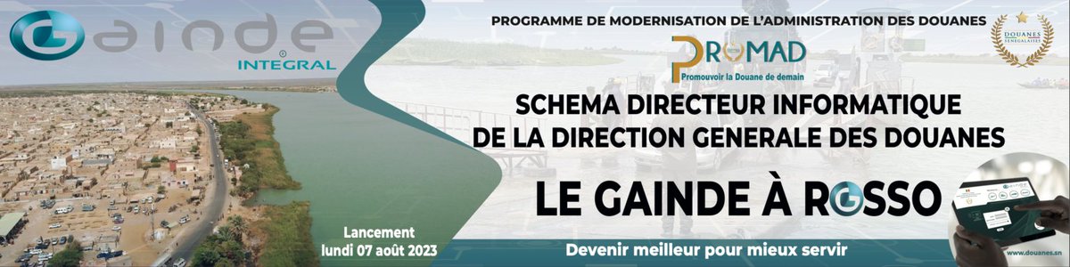 DouaneSenegal's tweet photo. Lancement de GAINDE à ROSSO https://t.co/7BJXCvtBux