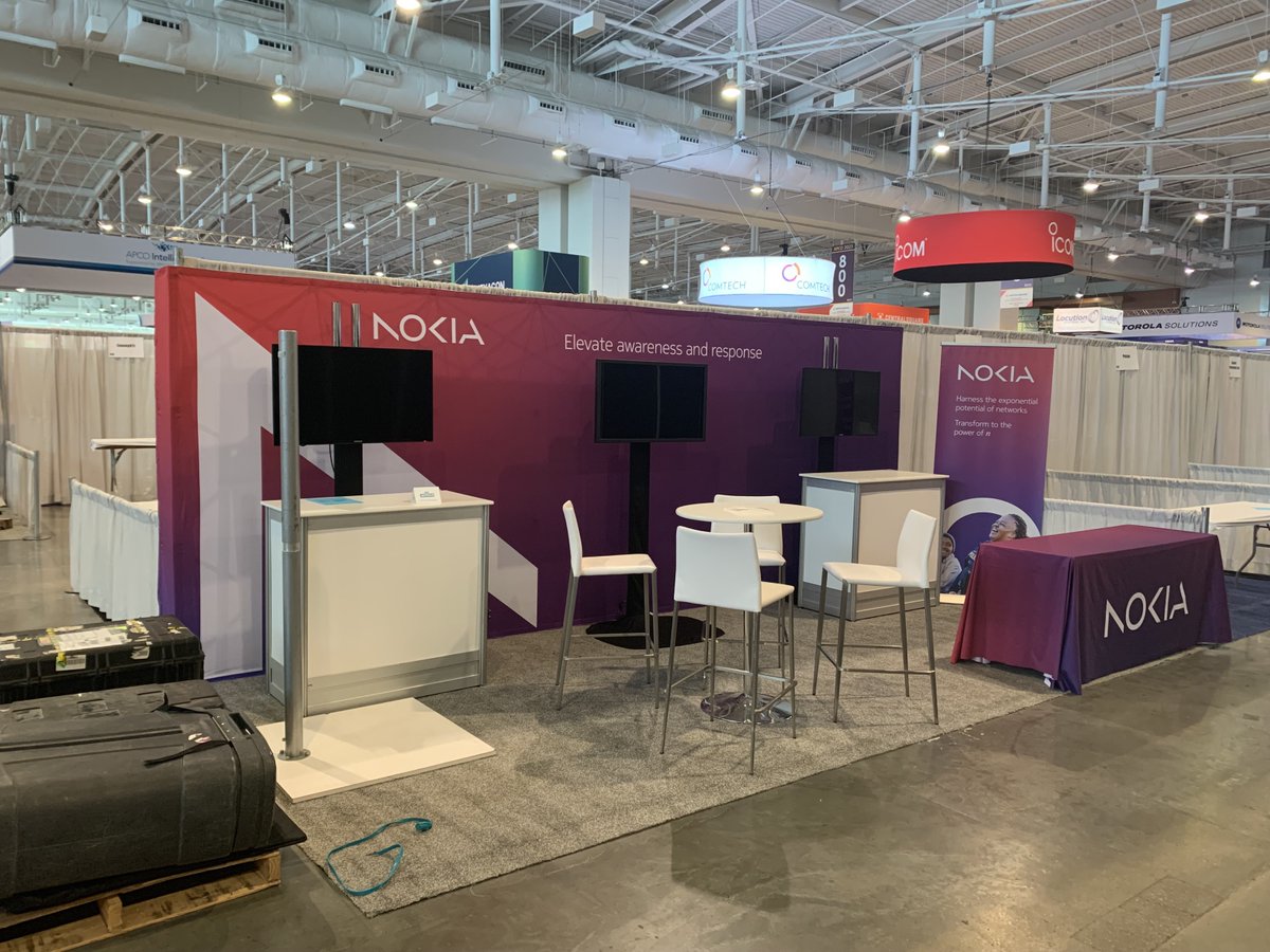 nokiaindustries's tweet photo. The @Nokia booth 543 is all ready for the #APCO2023 event in Nashville this week. Our team is looking forward to meeting you – sharing our demos and how we can help elevate first responders' awareness and response. @APCOIntl #critcomms
Learn more: https://t.co/wxIn9jMq5l https://t.co/kJENledIzV