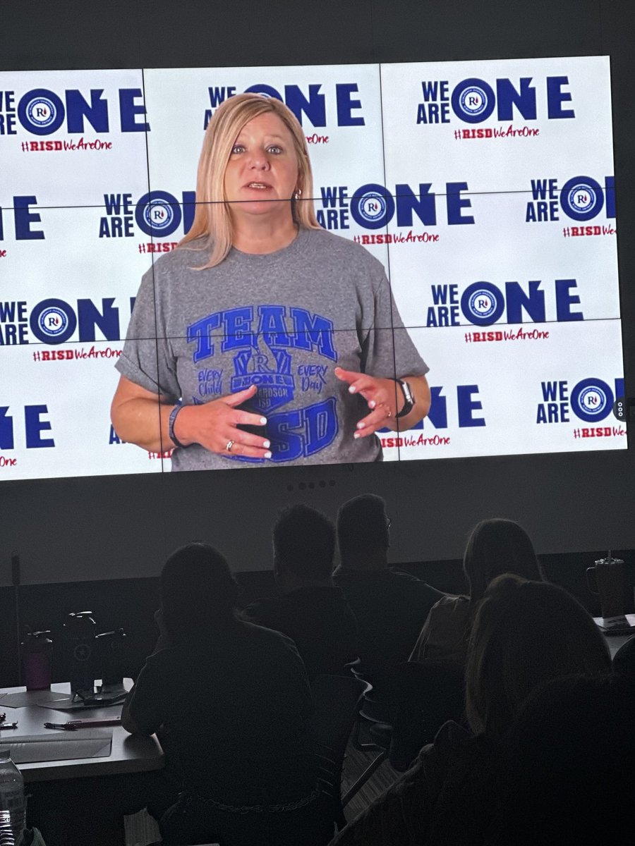 Tab ⁦@IamBranum⁩ Banno inspiring RISD…WeAreONE!! Tab believes in Every Child.Every Teacher. Every Leader! Let’s go 2023-2024 it’s going to be EPIC!