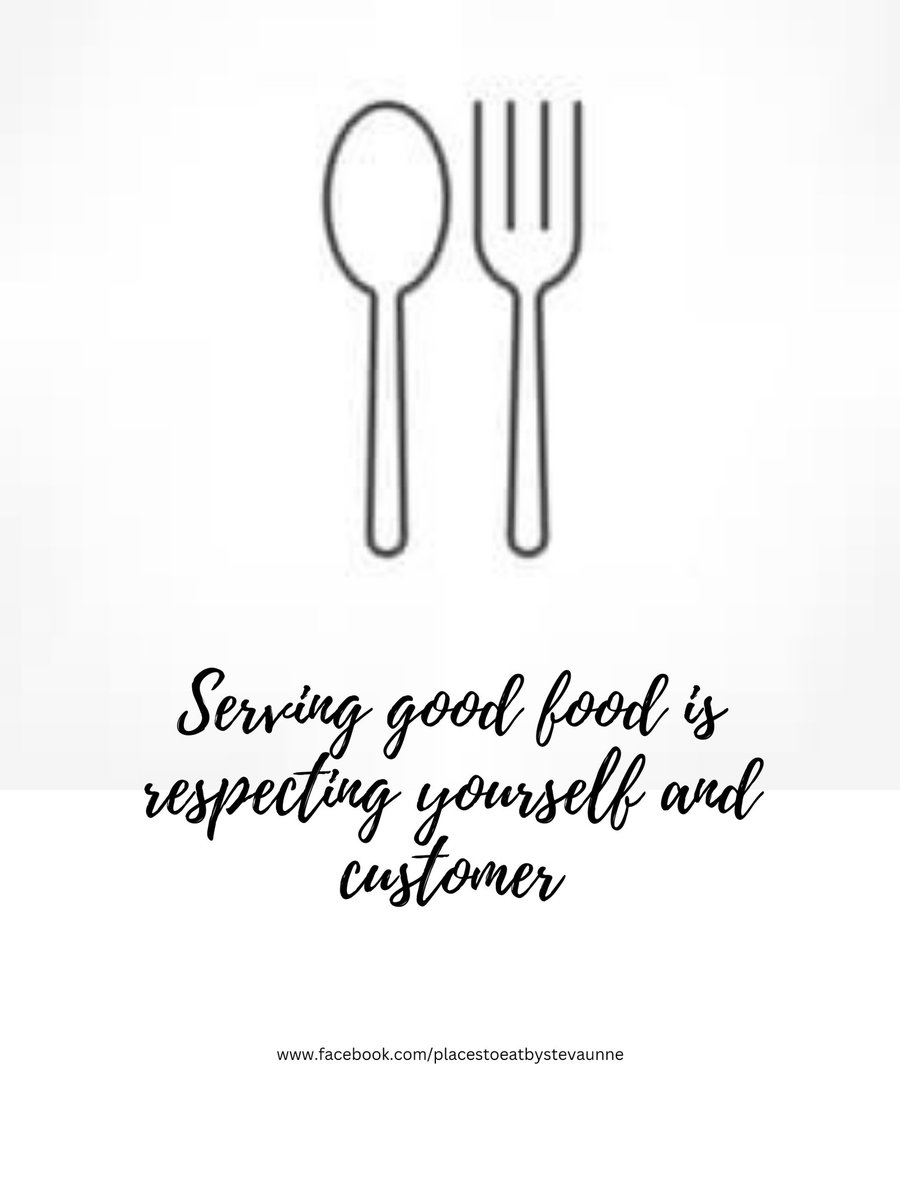 Word to all #restaurateurs.

instagram.com/placestoeatbys…

#respect #food #foodie #foodlover #livetoeat