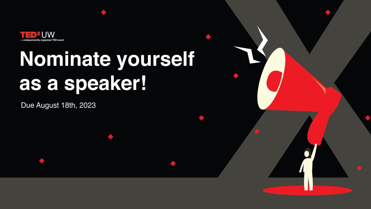 TEDxUW Self-nominations are out!!

🎥Selected candidates will move on to the next round and participate in a video interview. 

docs.google.com/forms/d/e/1FAI…