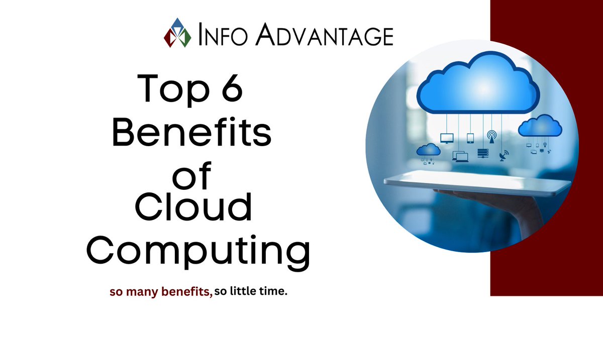 Unlock the cloud's power! 🚀 Embrace:

☁️ Accessibility anywhere, any device
☁️ Centralized data security
☁️ Quick app deployment
☁️ Business continuity
☁️ Cost savings
☁️ Greener tech! 🌿

Discover more: buff.ly/3oaybrg  

#CloudComputing #InfoAdvantage