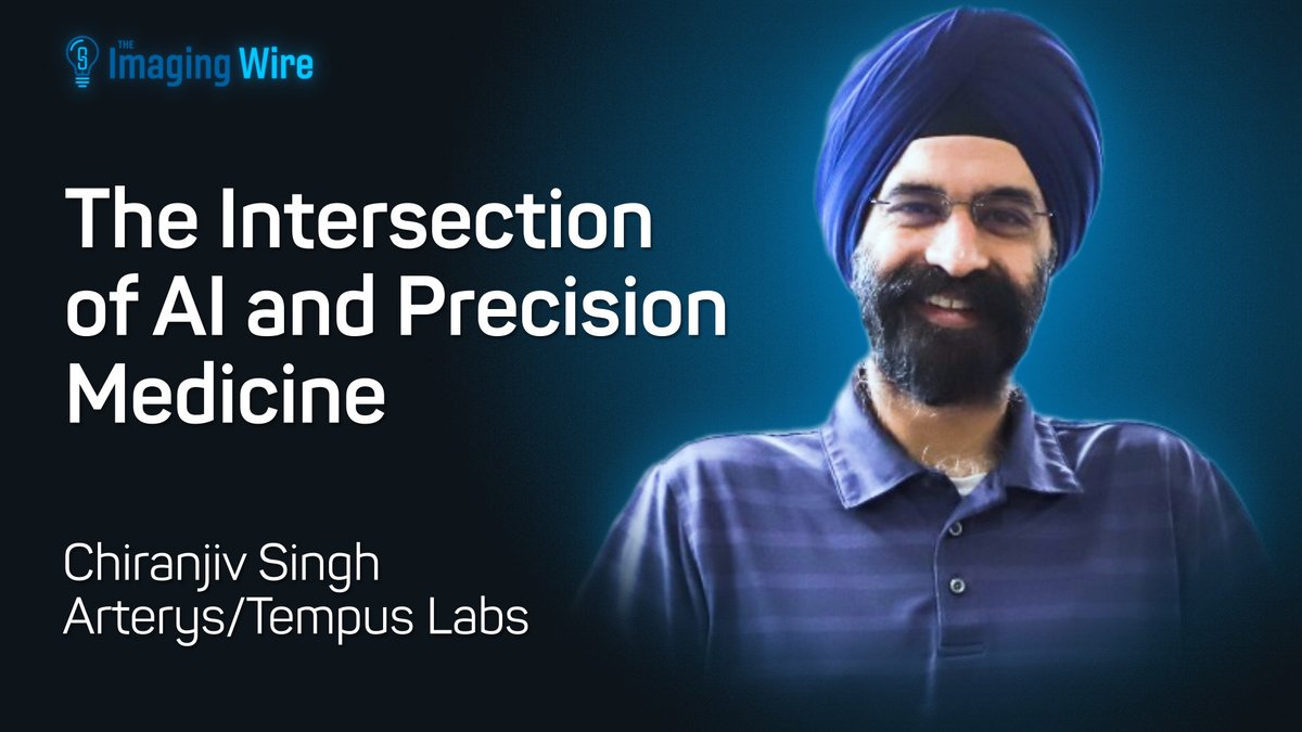 The Imaging Wire (@theimagingwire) on Twitter photo What's happening at the intersection of AI and precision medicine? In this Imaging Wire Show, we talked to Chiranjiv Singh of <a href="/ArterysInc/">Arterys</a>, a <a href="/TempusLabs/">Tempus Labubu</a> company. <a href="/SinghChiranjiv/">Chiranjiv Singh</a>
#radiology #AI #precisionmedicine #ImagingAI What's happening at the intersection of AI and precision medicine? In this Imaging Wire Show, we talked to Chiranjiv Singh of <a href="/ArterysInc/">Arterys</a>, a <a href="/TempusLabs/">Tempus Labubu</a> company. <a href="/SinghChiranjiv/">Chiranjiv Singh</a>
#radiology #AI #precisionmedicine #ImagingAI