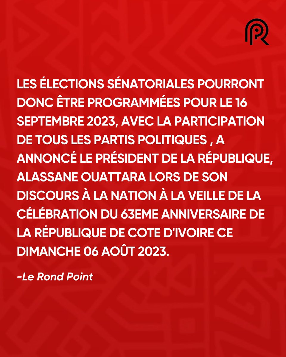 RondPointMedia's tweet photo. Selon M.Ouattara, les sénateurs ont été maintenus en fonction, depuis décembre 2020, en attendant le renouvellement des conseillers régionaux et municipaux.En effet,septembre prochain, les Ivoiriens seront appelés aux urnes pour renouveler les élus locaux.
#LeRondPoint #Senat https://t.co/O7OLXCfoe1