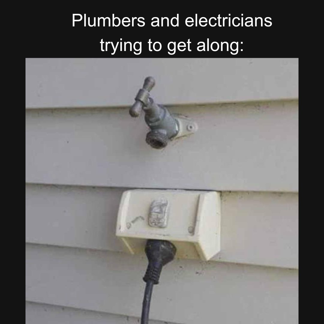 _rogerwakefield's tweet image. We have a shockingly great time together ⚡️ 

#sparkies #electrician #tradie #plumberlife #plumbing #skilledtrades #tradesmen #tradespeople