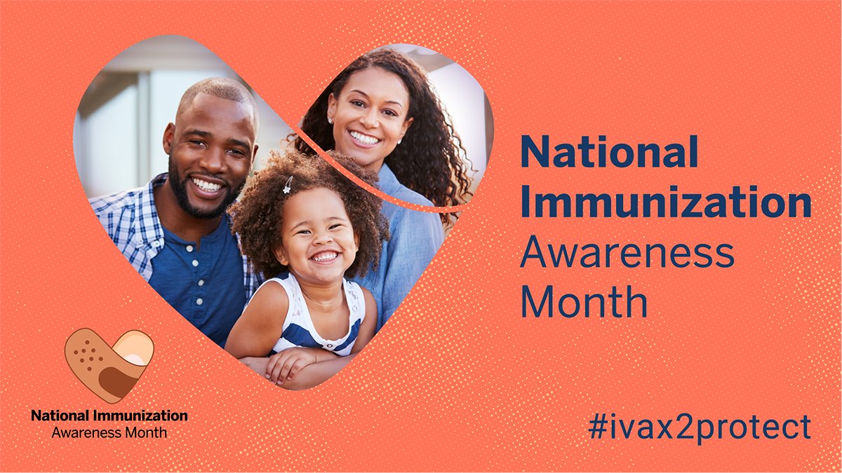 During National Immunization Awareness Month, we highlight the importance of vaccination for people of all ages and why vaccines prevent serious, sometimes deadly, diseases. To learn more visit: ow.ly/pIRO50AG8jZ #niam2021 #ivax2protect #vaccinessavelives #immunization