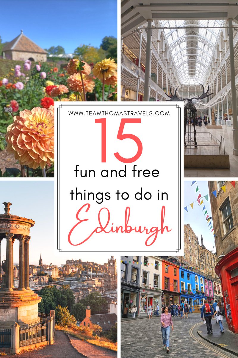 If you're at the #EdinburghFringe this year, check out our blog for 15 fun FREE things to do in @thisisedinburgh ! From blooms to beaches, haunted graveyards and Harry Potter locations teamthomastravels.com/post/15-fun-an… @VisitScotland @edfringe #thefringe #edinburghfringe23 #travelblog
