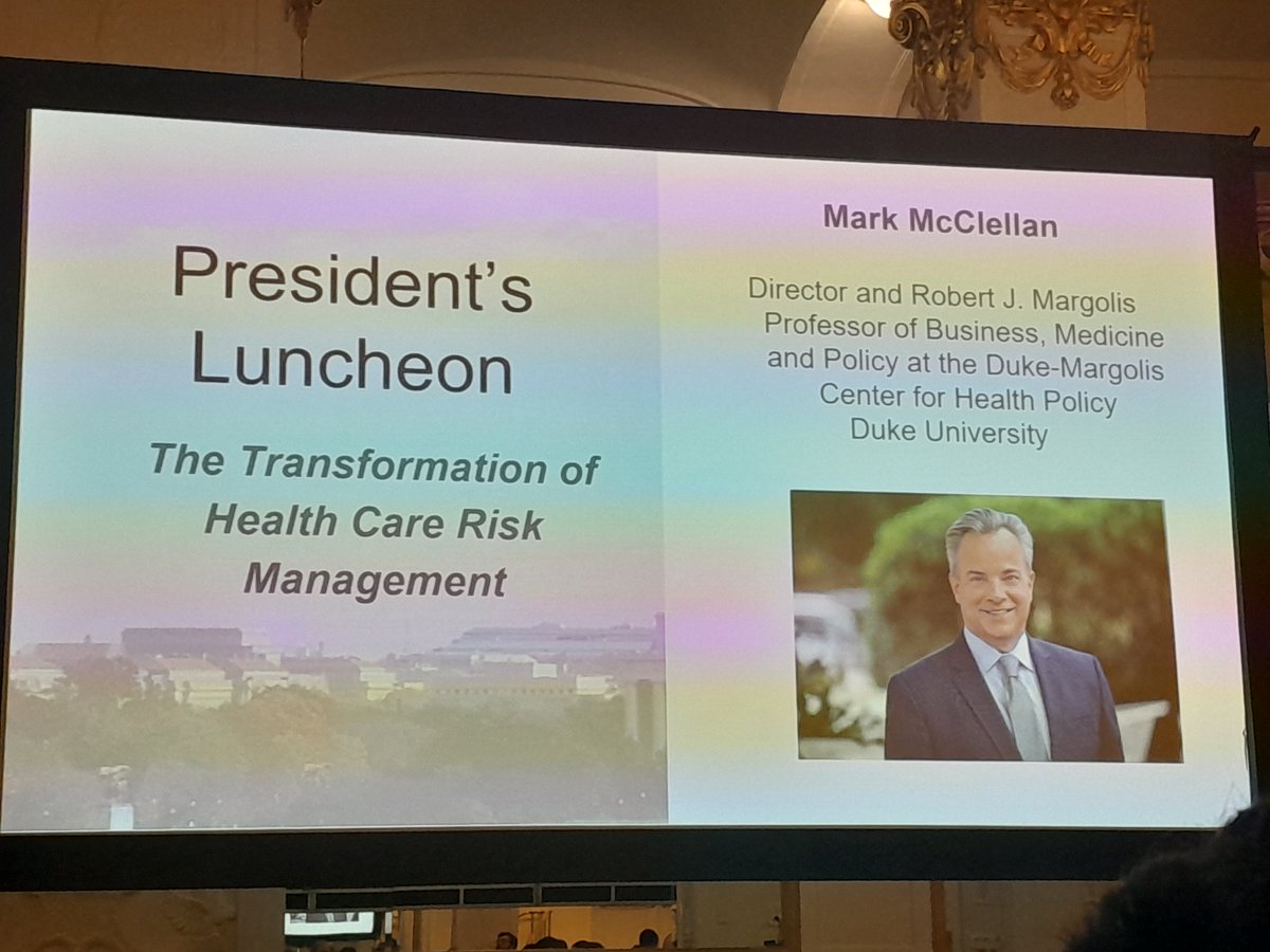 Inspiring President's Luncheon on

"The Transformation of Health Care Risk Manangement

at #ARIA2023 

<a href="/ARIArisk/">ARIA</a> <a href="/JoanSchmit/">Joan Schmit</a> @JohannesJasper2