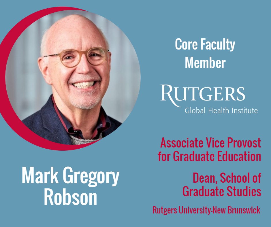 Rutgers Global Health Institute (@rutgersghi) on Twitter photo We're excited for our core faculty member Mark Robson to be in this new role at <a href="/RutgersNB/">Rutgers University–New Brunswick</a>!
He's still going "scarlet strong" - his first job @ Rutgers was in 1979 (after earning 2 RU degrees) as an instructor & pesticide safety specialist at <a href="/RutgersNJAES/">Rutgers NJAES</a> Cooperative Extension! We're excited for our core faculty member Mark Robson to be in this new role at <a href="/RutgersNB/">Rutgers University–New Brunswick</a>!
He's still going "scarlet strong" - his first job @ Rutgers was in 1979 (after earning 2 RU degrees) as an instructor & pesticide safety specialist at <a href="/RutgersNJAES/">Rutgers NJAES</a> Cooperative Extension!