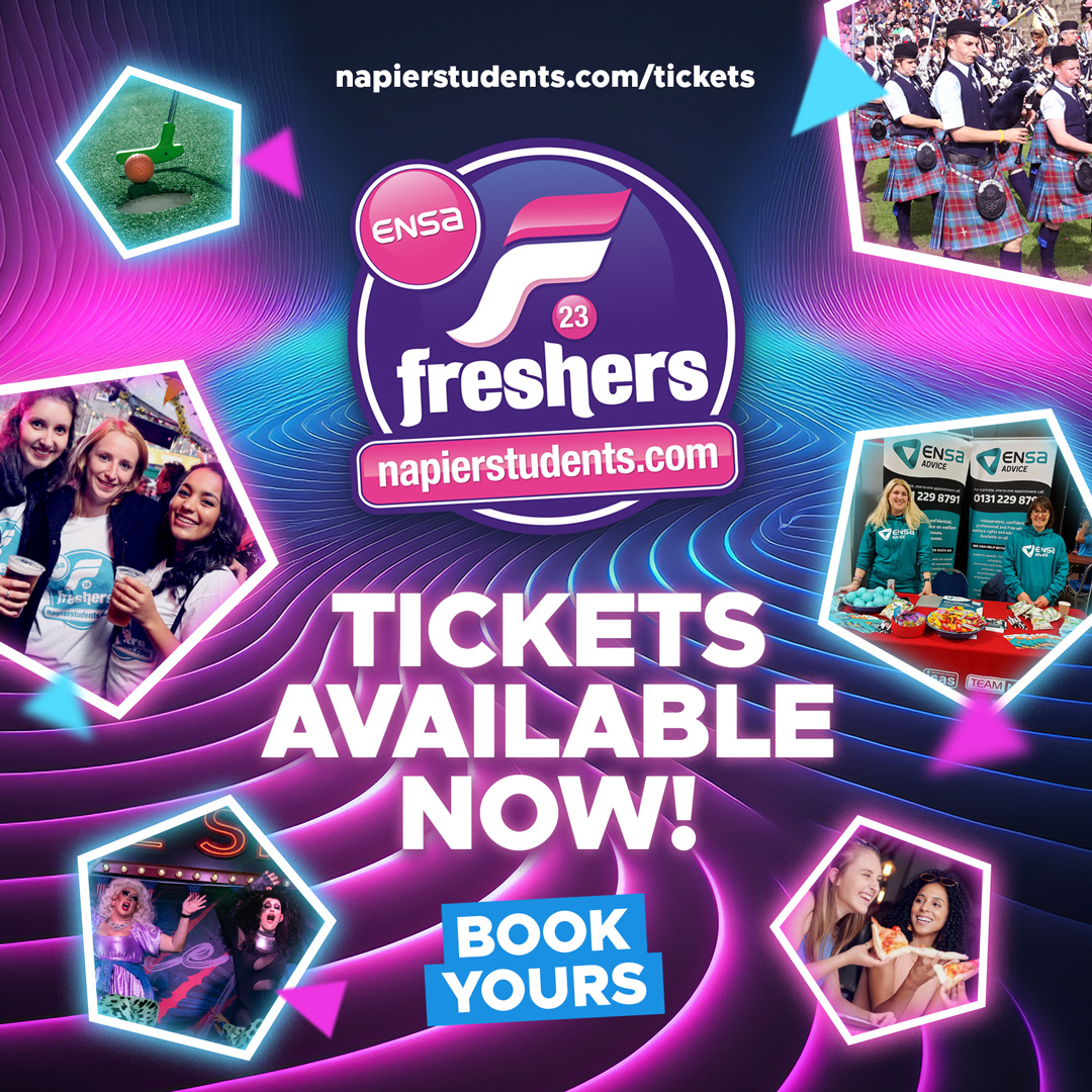 Napier Freshers 23 tweet media