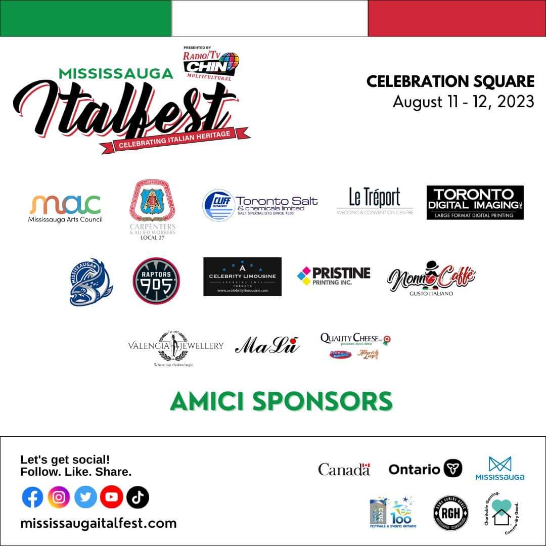 MissITALFEST's tweet photo. #SponsorSpotlight
Let's hear it for our Amici Sponsors! THANK YOU to all of you!
#italfest2023 #sponsored #festival #Top100Festivals https://t.co/y4hutFhODW