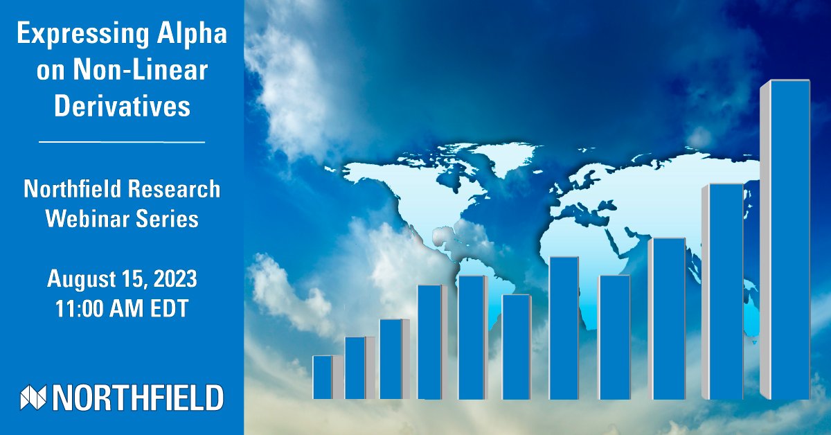 northinfo's tweet photo. Join Northfield President Dan diBartolomeo for our next research webinar. To register, visit: https://t.co/Lg1e4DzcIA #quantitativefinance  #quantitativeinvesting #quantamental #quantitativeresearch #alpha #derivatives #derivativestrading https://t.co/JTCUM5wgK6