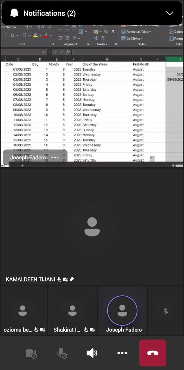 michay10's tweet image. @DataKliq  Bootcamp Day 2/100

&quot;Excel is English&quot;

Generating dates 

#100daysofDAwithDatakliq