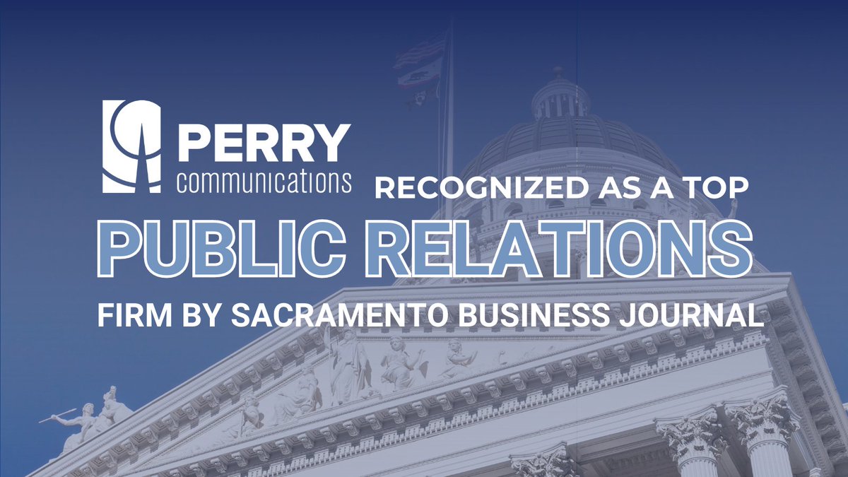 PerryComGroup's tweet photo. #TeamPCG is honored to be named one of the top PR firms in the Sacramento region by @Sacbiz! Our impact is supported by our fantastic team and clients, continuing to advance our services that deliver real change.
Read more here: https://t.co/VVpMAskdNT https://t.co/VhklQHTQXi