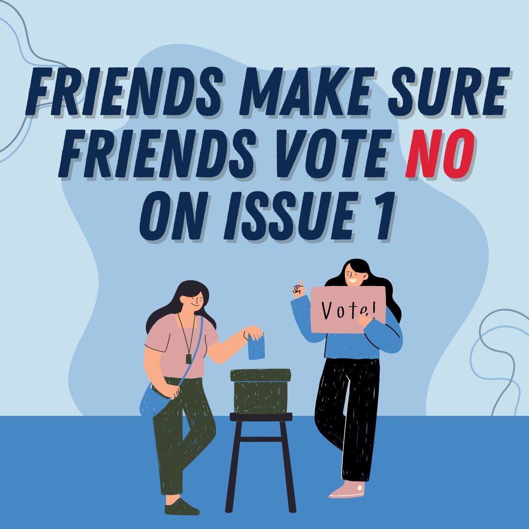 Now's the time to dust off your contact list & text/call ALL your Ohio friends to make sure they have a plan to vote NO on Issue 1 tomorrow. Nothing like hitting up that friend you haven't spoken to in 3 years & reconnecting over protecting democracy 🤝 #VoteNoinAugust
