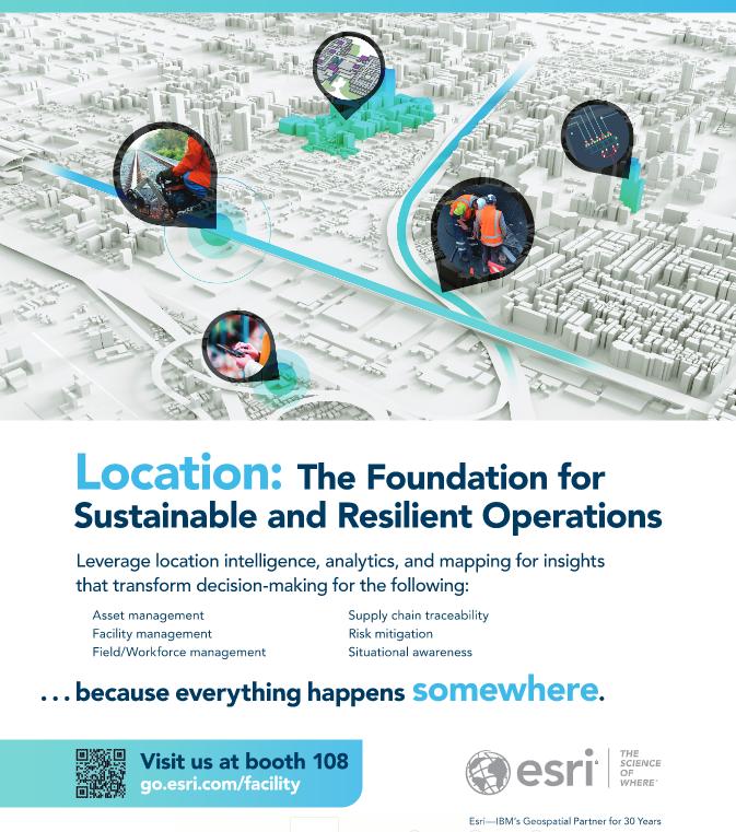 TheGeoWhisperer's tweet image. Join Esri at IBM #MaximoWorld, August 7-9, in Phoenix, AZ. Find us in the Expo hall, Booth 108, to learn about location intelligence for your asset management and facility management practices. ow.ly/q1bz104Pw44 #tririga #sustainability