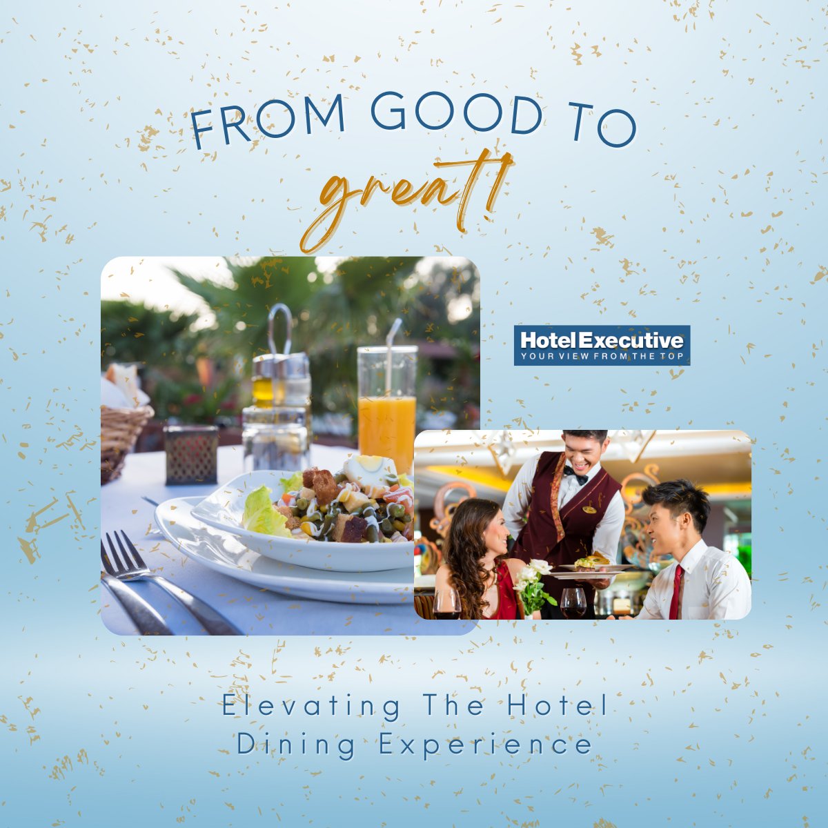 Don't settle for a run-of-the-mill hotel dining experience - elevate your tastebuds! Dive into the unique flavors and special atmosphere found in exceptional restaurants 🙌✨

Article - hotelexecutive.com/business_revie…

#FromGoodToGreat #HotelDiningExperience #Hopspitality #FoodnDrink