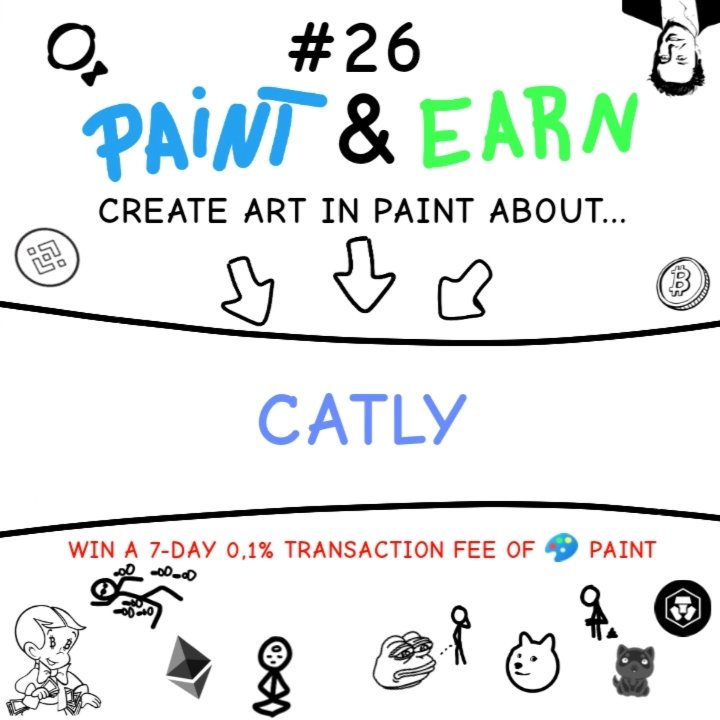 PaintLovers_art's tweet photo. PAINT and EARN 1%🎨 $PAINT tokens from each transaction.

1️⃣ Share in the Comments art about @CatlyCommunity_ created in #paint
2️⃣ Be a 1 000🎨 $PAINT token holder 
3️⃣ Retweet

❕More information about #PAINTandEARN
https://t.co/A22DK34FLN
END DATE 14.08.2023 https://t.co/ehXLHSeVne